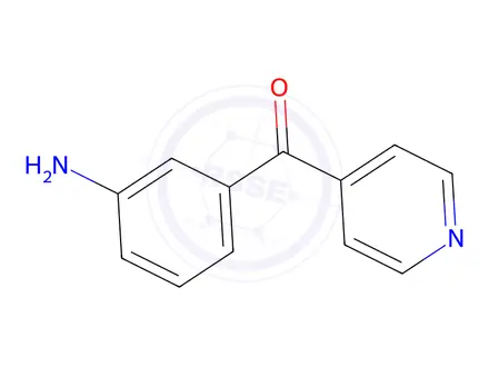 Chemical structure of (3-Aminophenyl)(pyridin-4-yl)methanone