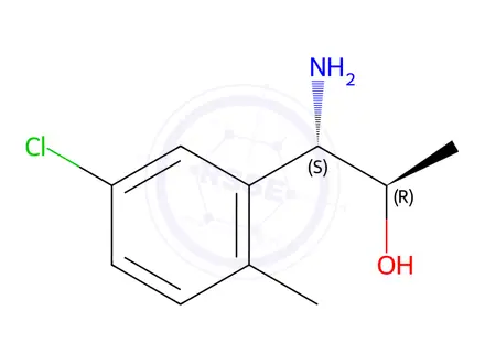 Chemical structure of (1S,2R)-1-AMINO-1-(5-CHLORO-2-METHYLPHENYL)PROPAN-2-OL