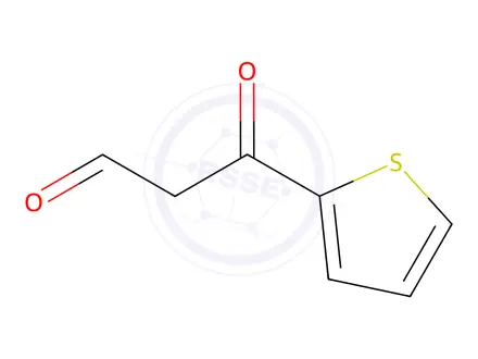 Chemical structure of 3-Oxo-3-(thiophen-2-yl)propanal