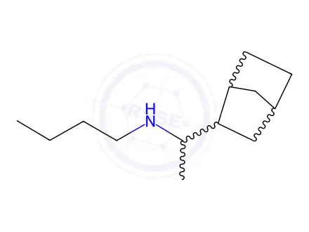 Chemical structure of n-(1-(Bicyclo[2.2.1]heptan-2-yl)ethyl)butan-1-amine