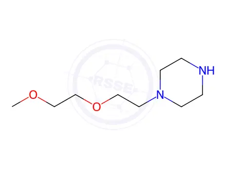 Chemical structure of 1-(2-(2-Methoxyethoxy)ethyl)piperazine