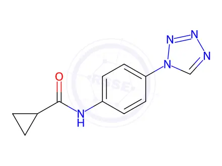 Chemical structure of n-(4-(1h-Tetrazol-1-yl)phenyl)cyclopropanecarboxamide