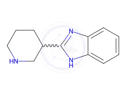 Chemical structure of 2-Piperidin-3-yl-1H-benzimidazole