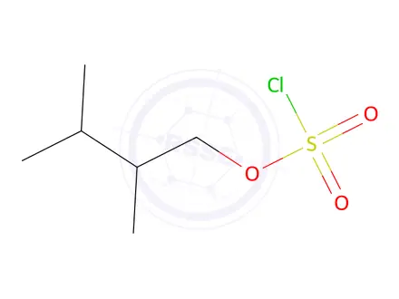 Chemical structure of 2,3-Dimethylbutane-1-sulfonyl chloride