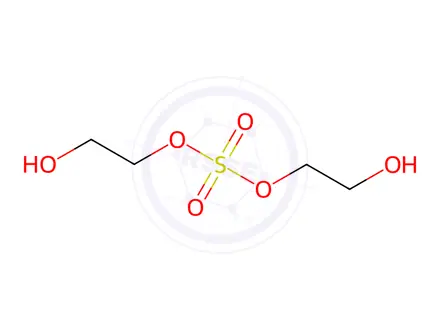 Chemical structure of bis(2-hydroxyethyl) sulfate