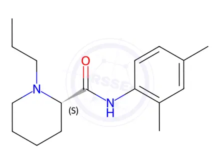 Chemical structure of 2,4 Dimethyl Ropivacaine-S-Isomer