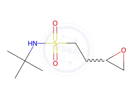 Chemical structure of N-tert-butyl-2-(oxiran-2-yl)ethane-1-sulfonamide