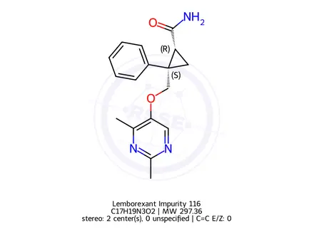 Chemical structure of Lemborexant Impurity 116