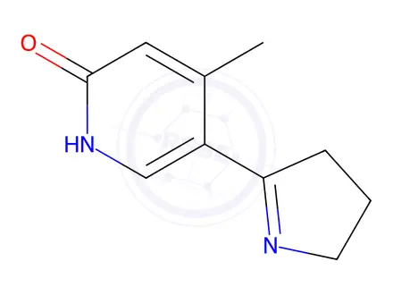 Chemical structure of 5-(3,4-Dihydro-2H-pyrrol-5-yl)-4-methylpyridin-2-ol