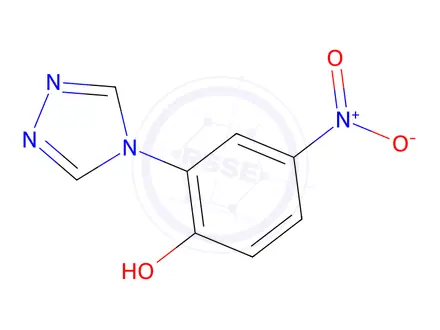 Chemical structure of 4-Nitro-2-(4H-1,2,4-triazol-4-yl)phenol