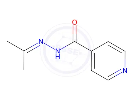 Chemical structure of 2-Propanone Isonicotinoyl Hydrazone