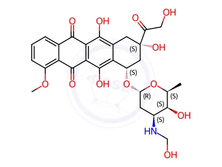 Chemical structure of Doxorubicin Impurity 34