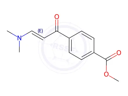Chemical structure of 4-[(2E)-3-(Dimethylamino)-1-oxo-2-propen-1-yl]benzoic acid methyl ester