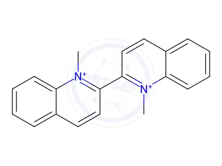 Chemical structure of 1,1'-Dimethyl-2,2'-biquinolinium bistetrafluoroborate