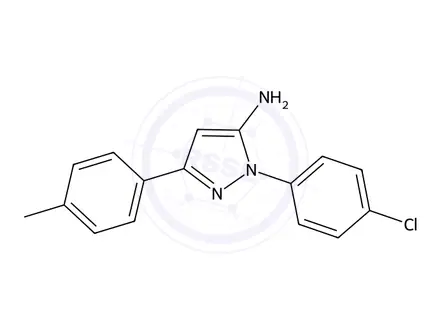 Chemical structure of 1-(4-Chlorophenyl)-3-(p-tolyl)-1H-pyrazol-5-amine