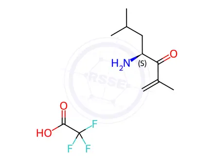 Chemical structure of Carfilzomib Impurity MV(Trifluoroacetate)