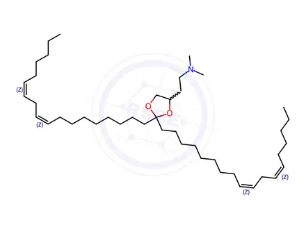 Chemical structure of DLin-KC2-DMA