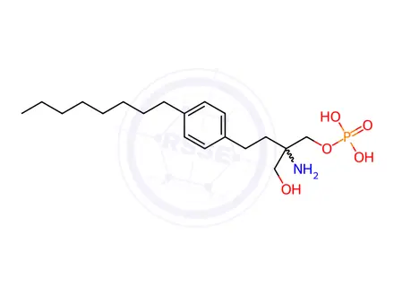 Chemical structure of Fingolimod phosphate
