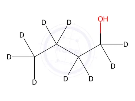 Chemical structure of n-Butyl-d9 Alcohol