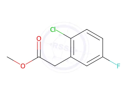 Chemical structure of Methyl 2-(2-chloro-5-fluorophenyl)acetate
