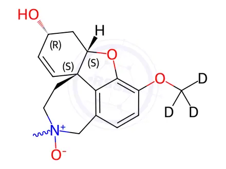 Chemical structure of Galanthamine-O-methyl-d3 N-Oxide