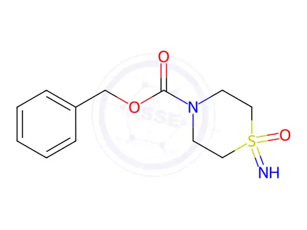 Chemical structure of BENZYL 1-IMINO-1-OXO-1LAMBDA6-THIOMORPHOLINE-4-CARBOXYLATE
