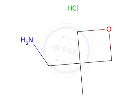 Chemical structure of (3-Methyloxetan-3-yl)methanamine hydrochloride