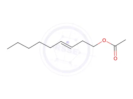 Chemical structure of non-3-enyl acetate