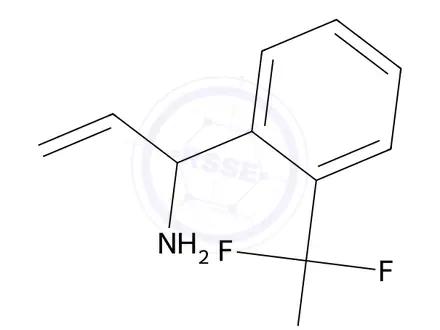 Chemical structure of 1-(2-(Trifluoromethyl)phenyl)prop-2-en-1-amine