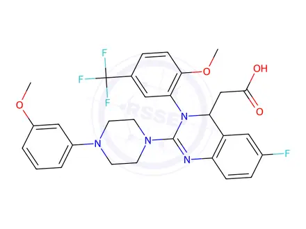 Chemical structure of Letermovir Impurity 9