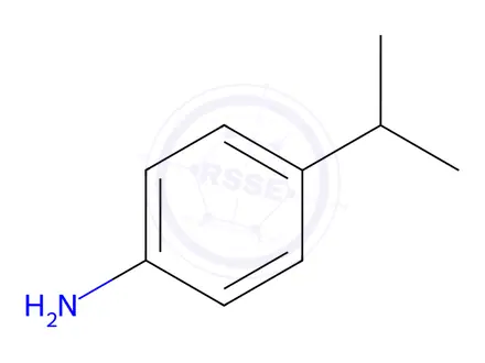 Chemical structure of 4-Isopropylaniline
