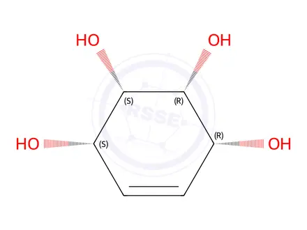 Chemical structure of 5-Cyclohexene-1,2,3,4-tetrol, (1R,2R,3S,4S)-(9CI)