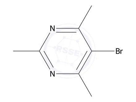 Chemical structure of 5-Bromo-2,4,6-trimethylpyrimidine