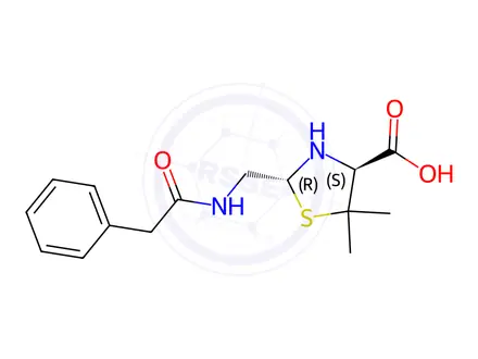 Chemical structure of Benzylpenicillin EP Impurity F (2R,4S-Isomer)