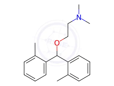 Chemical structure of Methyl orphenadrine