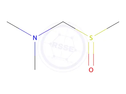 Chemical structure of Trimethylamine, (methylsulfinyl)-(8CI)