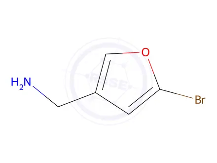 Chemical structure of (5-Bromofuran-3-yl)methanamine