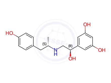 Chemical structure of Fenoterol EP Impurity A (R,S-Isomer)