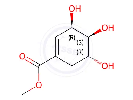 Chemical structure of Shikimic Acid Impurity 9