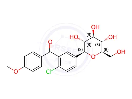 Chemical structure of Dapagliflozin Impurity 296