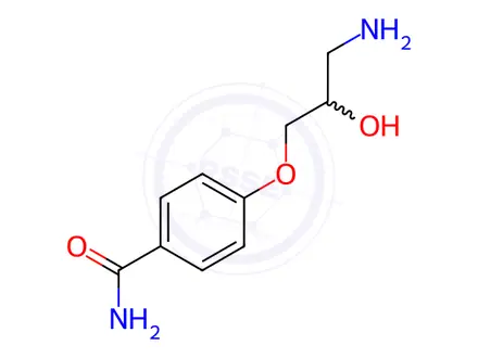 Chemical structure of 4-(3-Amino-2-hydroxypropoxy)benzamide
