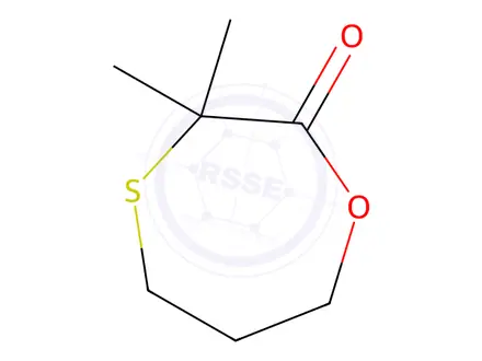 Chemical structure of 3,3-Dimethyl-1,4-oxathiepan-2-one