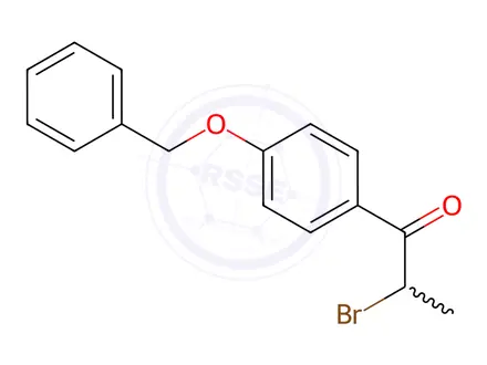 Chemical structure of 1-(4-Benzyloxyphenyl)-2-bromopropan-1-one