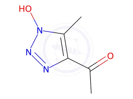 Chemical structure of 1-(1-Hydroxy-5-methyl-1H-1,2,3-triazol-4-yl)ethanone
