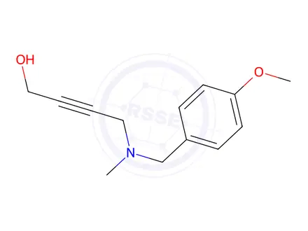Chemical structure of 4-((4-Methoxybenzyl)(methyl)amino)but-2-yn-1-ol