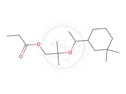 Chemical structure of musk propanoate