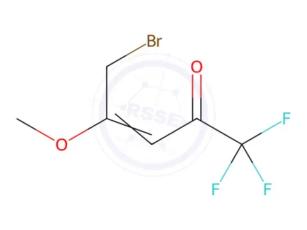 Chemical structure of 5-Bromo-1,1,1-trifluoro-4-methoxypent-3-en-2-one