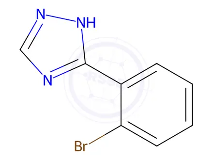 Chemical structure of 3-(2-Bromophenyl)-4H-1,2,4-triazole