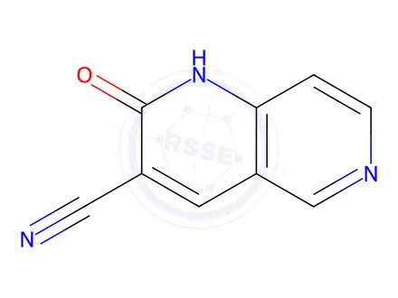 Chemical structure of 2-oxo-1,2-dihydro-1,6-naphthyridine-3-carbonitrile