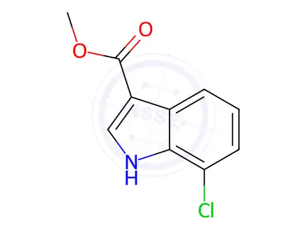 Chemical structure of Methyl 7-Chloroindole-3-carboxylate